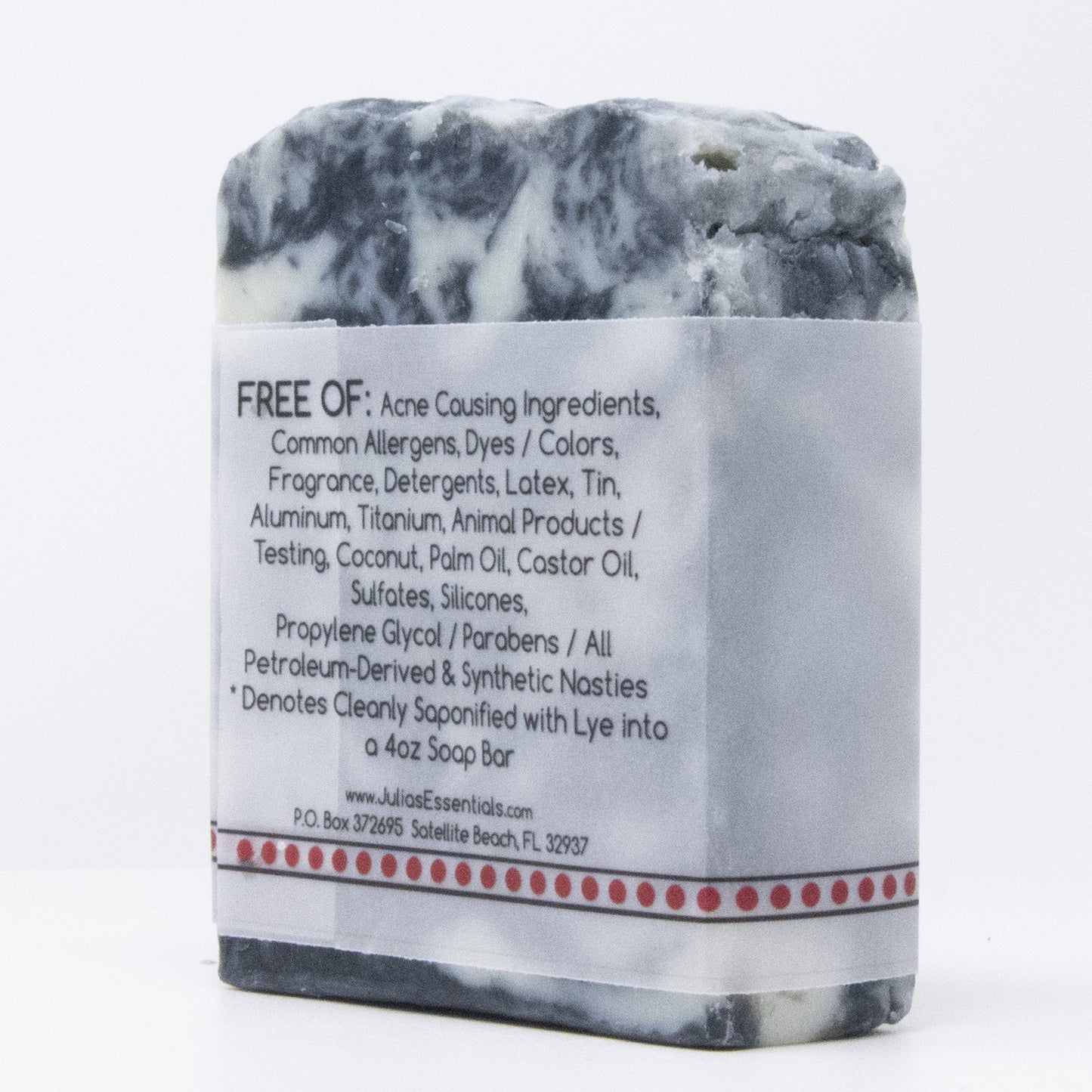 Pure Luxe Natural Soap +Activated Charcoal